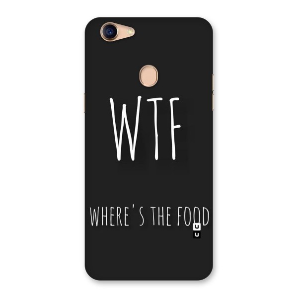 Where The Food Back Case for Oppo F5 Youth